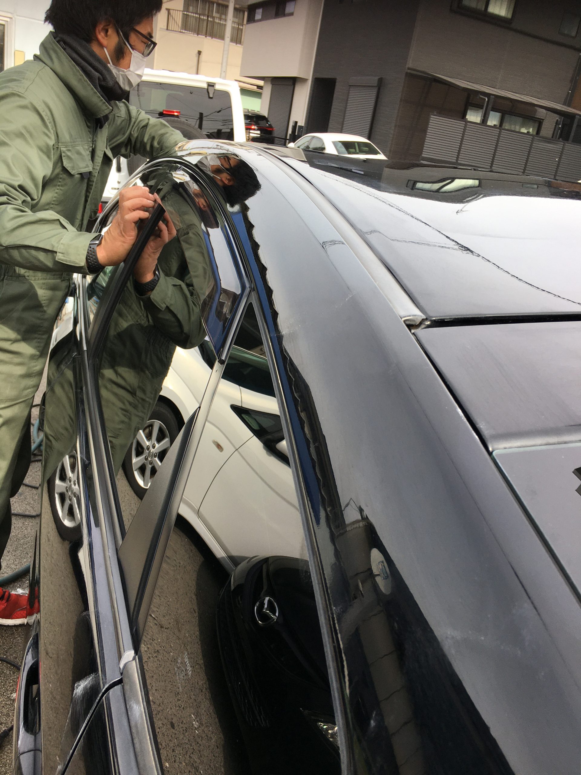 ガラスは綺麗に☆